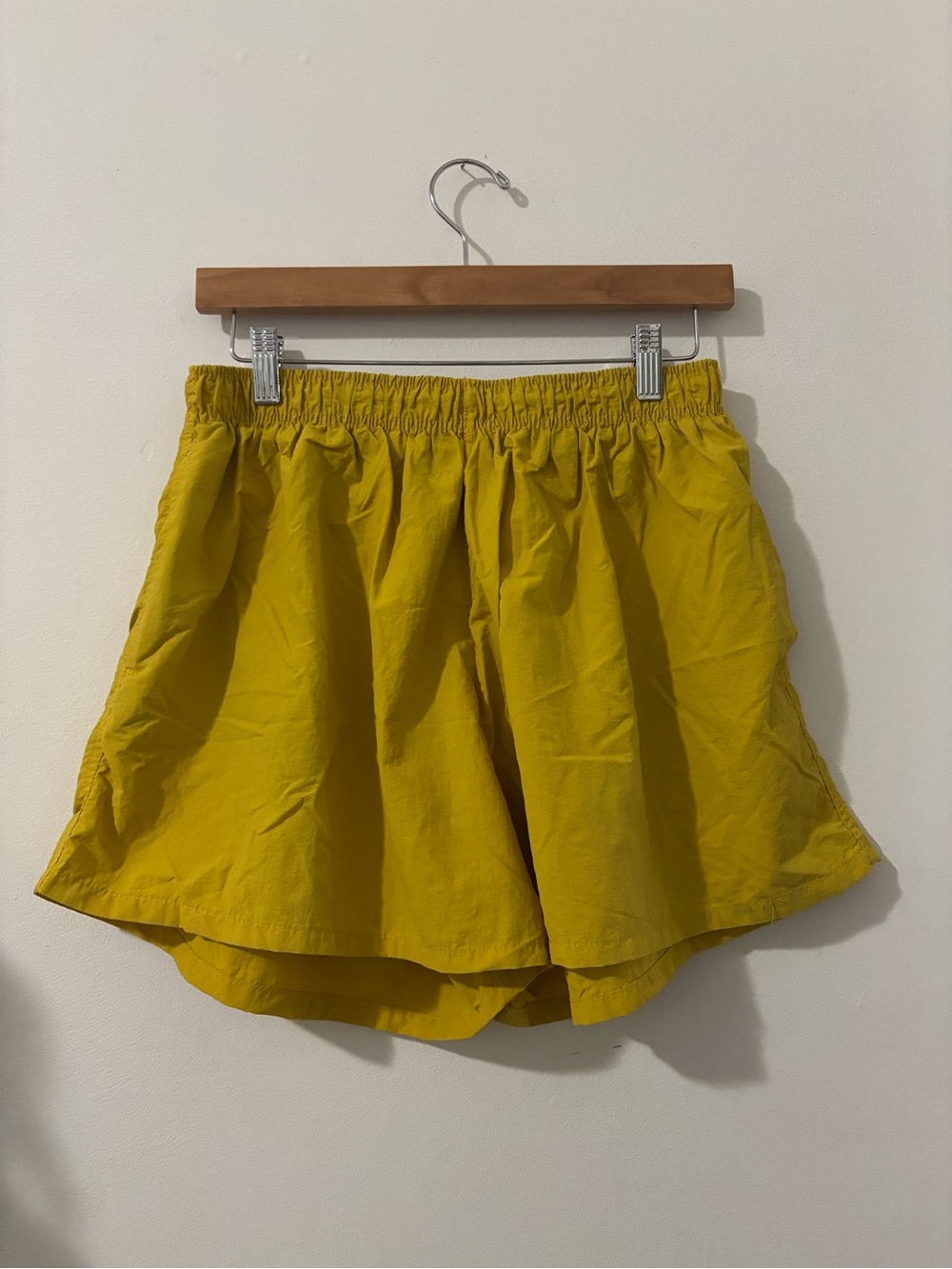 Vintage 90s Yellow Swimming Trunks